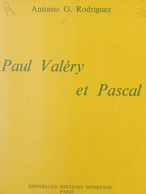 cover image of Paul Valéry et Pascal